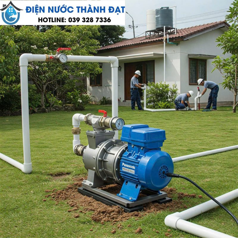 SỬA MÁY BƠM NƯỚC TẠI KHU VỰC NGUYỄN THÁI SƠN, NGUYỄN THỊ NHỎ VÀ NGUYỄN TƯ GIÃN - 039 328 7336