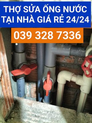 Sửa Ống Nước Tại Quận 9 – Thợ Giỏi, Có Mặt Sau 30 Phút